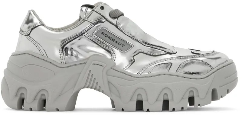 Эксклюзивные серебряные кроссовки SSENSE Boccaccio II Rombaut