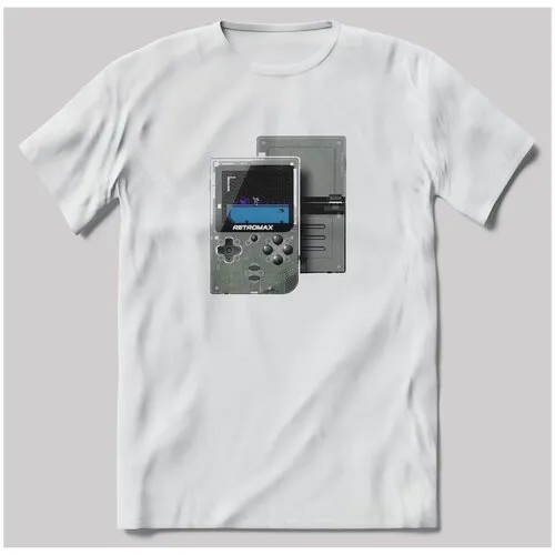 Футболка с принтом 72 bit console- 1
