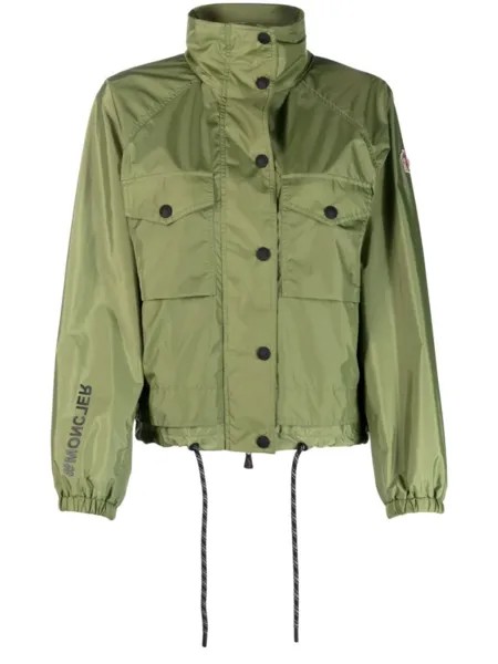 Moncler Grenoble куртка с кулиской, зеленый