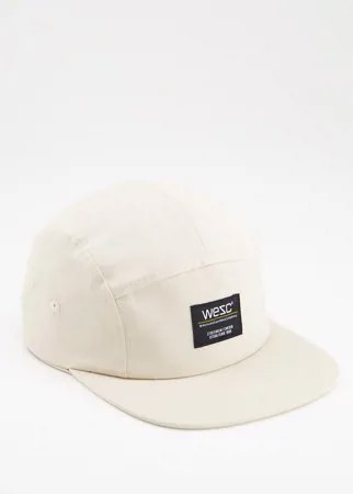 5-панельная кепка WESC Solid Camper-Светло-бежевый цвет