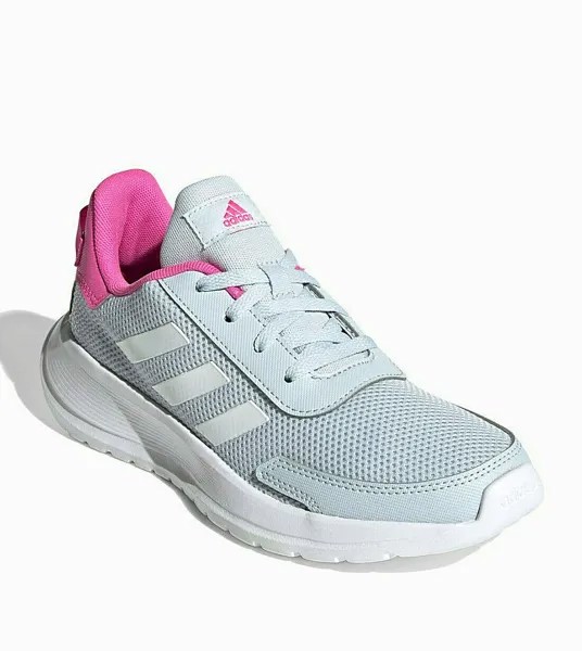 Кроссовки Adidas Tensaur Run K для девочек, серые, розовые, детская спортивная обувь, НОВИНКА