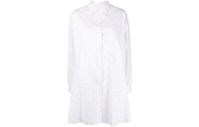 Платье с длинными рукавами женское белое Mm6 Maison Margiela