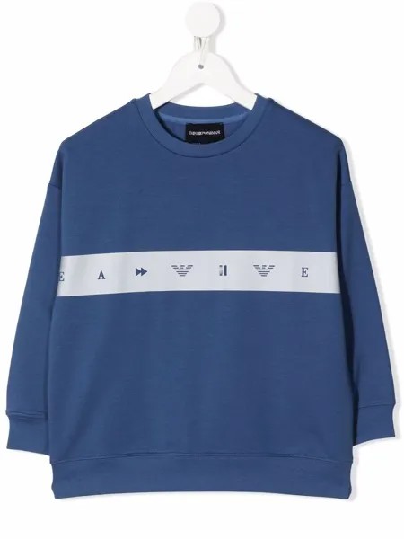 Emporio Armani Kids толстовка с логотипом