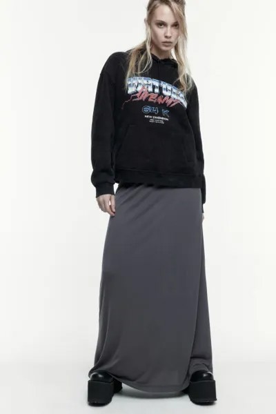 Худи oversize вареная с принтом