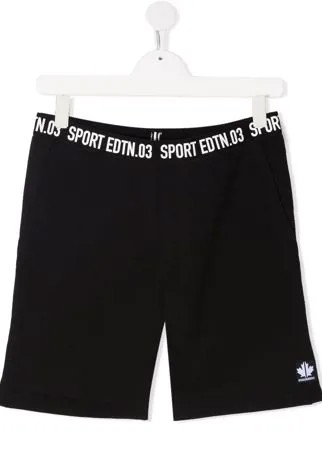 Dsquared2 Kids шорты с нашивкой-логотипом