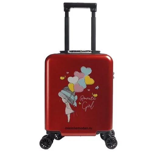 Детский чемодан Девочка с шарами 45см