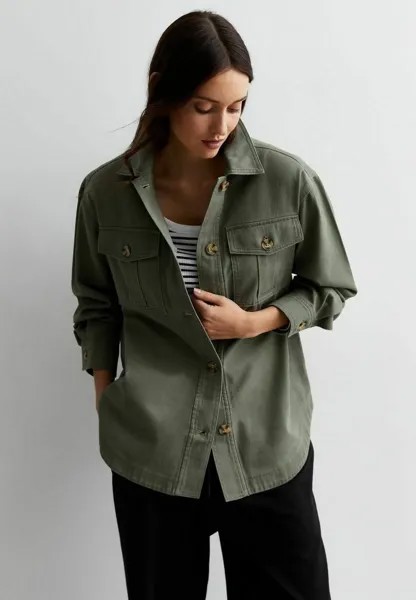 Легкая куртка Pocket Front New Look, хаки