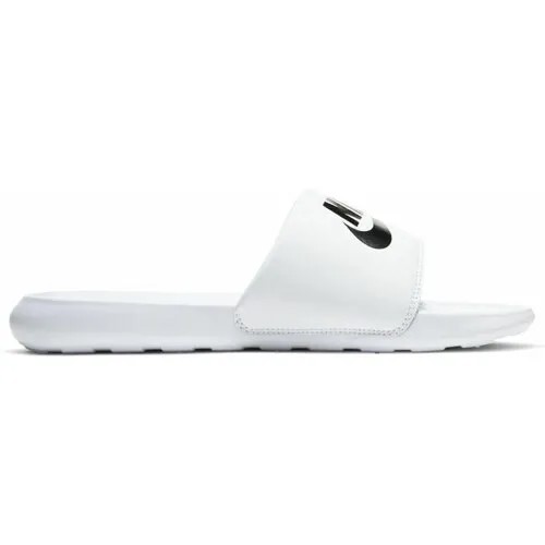 Шлепанцы NIKE Victori One, размер 11 US, белый/черный