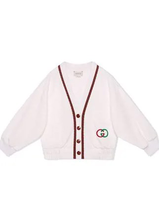 Gucci Kids куртка с отделкой Web