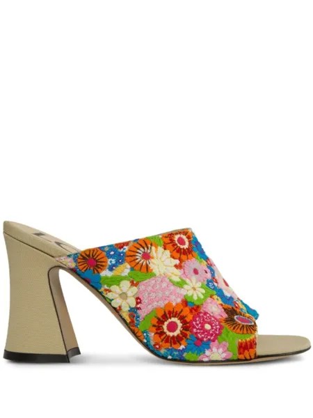 LOEWE мюли Calle 85, нейтральный цвет