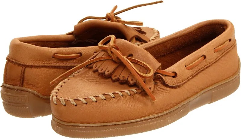 Лоферы Moosehide Fringed Kilty Minnetonka, цвет Natural Moosehide