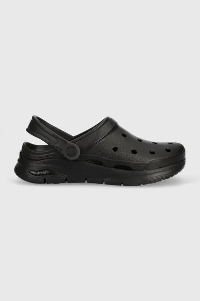 Шлепки Skechers, черный