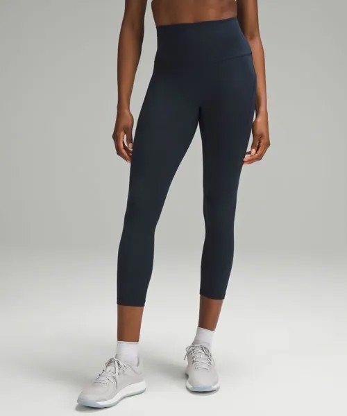 Укороченные шорты Wunder Train с карманами Lululemon, нави