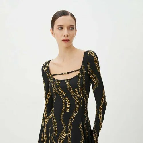 Платье Versace Jeans Couture, размер 42, черный