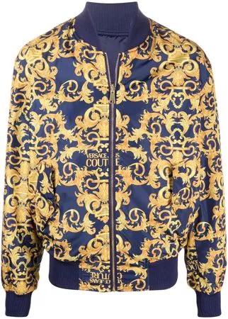 Versace Jeans Couture двусторонний бомбер с принтом Baroque