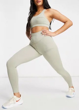Серые хлопковые леггинсы HIIT Signature-Серый