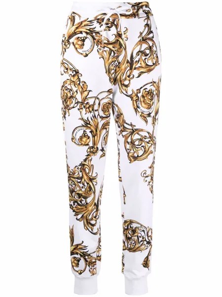 Versace Jeans Couture спортивные брюки с узором Baroque
