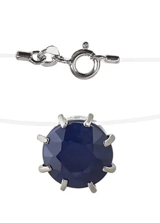 Колье женское Balex Jewellery 9504057198 из серебра, сапфир, 39 см