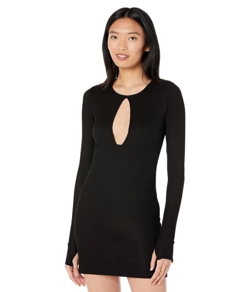 Платье Michael Lauren, Mullins Long Sleeve Dress w/ Center Front Cutout