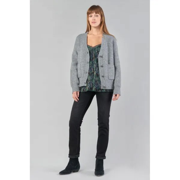 Свитер Le Temps Des Cerises Huna Round Neck, серый