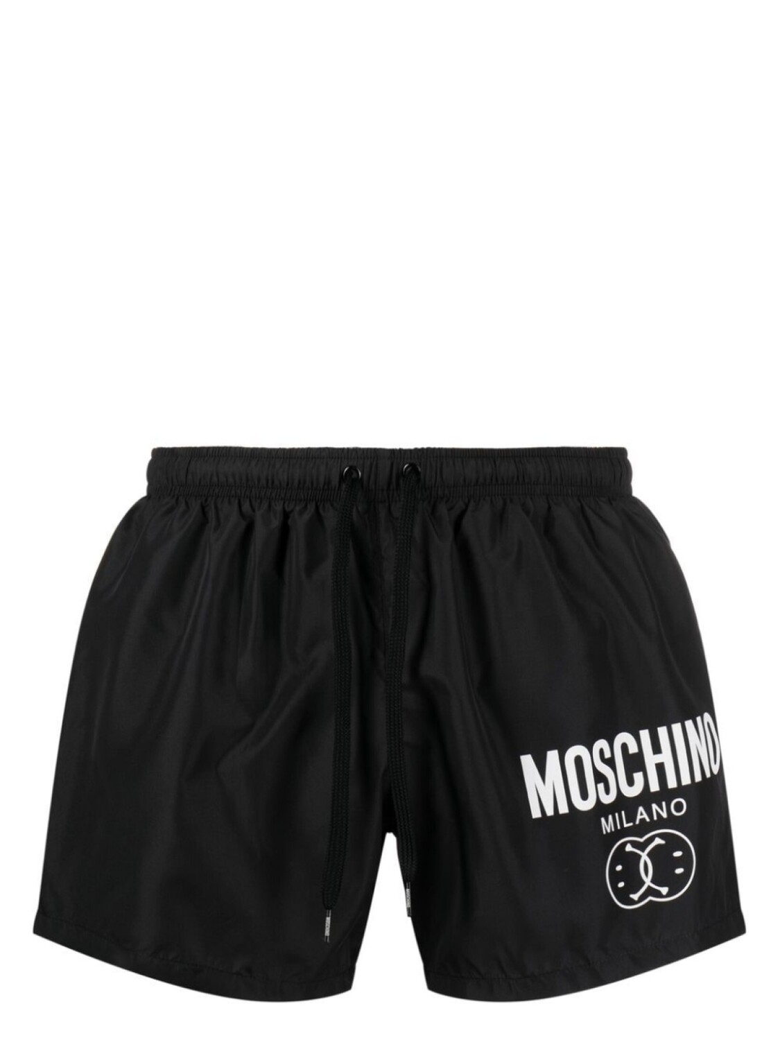Moschino плавки-шорты с логотипом, черный