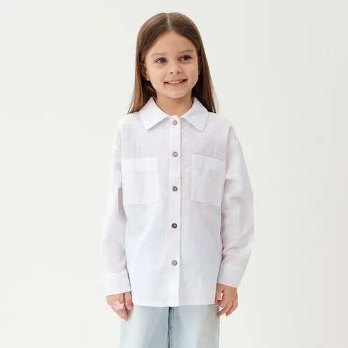 Рубашка Kaftan, размер 110/116, белый