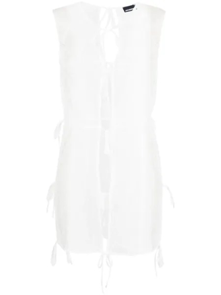 Jacquemus платье мини La Robe, белый