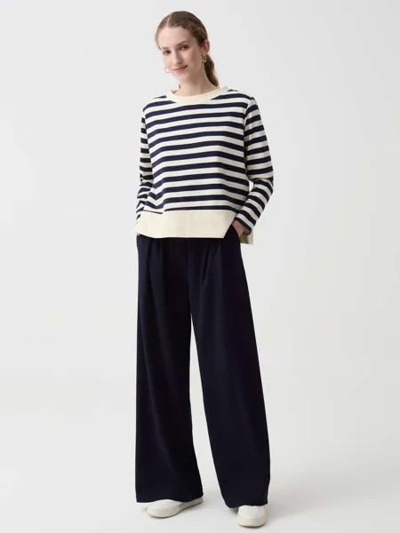 Широкие брюки с вытачками Hybrid, цвет dark blue