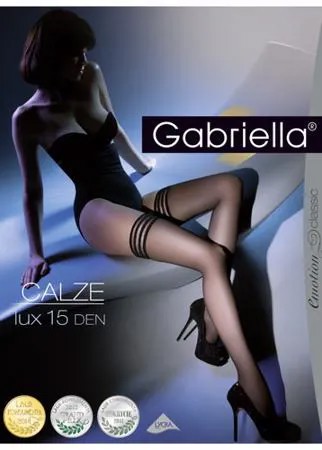 Чулки Gabriella Calze Lux 15 den, размер 1/2, beige (бежевый)