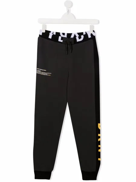 Dkny Kids спортивные брюки с логотипом