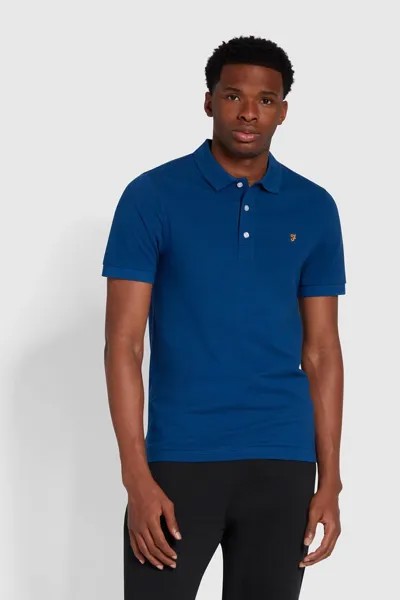 Поло с короткими рукавами Blanes, синее Debenhams, синий