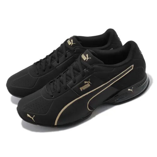 Мужские кроссовки Puma Cell Surin 2 Luxe Black Team Gold Cross Training 378015-01