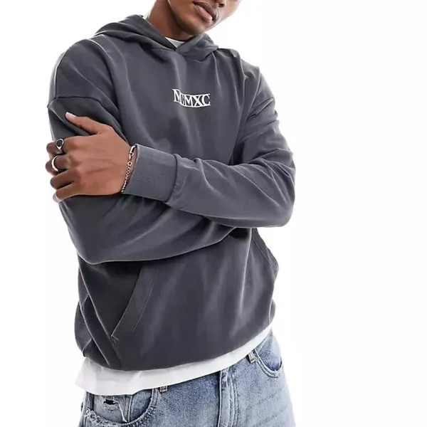 Толстовка ADPT Oversized, серый