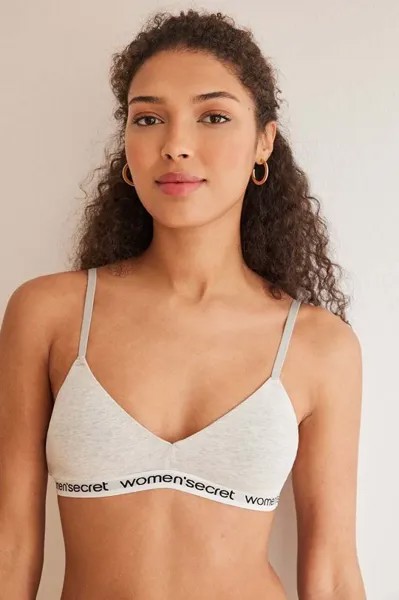 Бюстгальтер Logo women'secret, серый