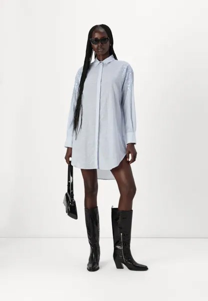 Платье-рубашка ARGERATUM ARDES SHIRT Bruuns Bazaar, светло-голубой