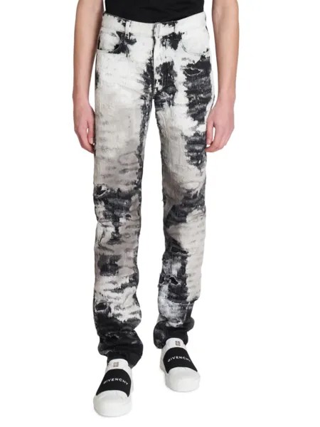 Узкие брюки с пятью карманами Givenchy, цвет White Black