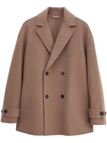 Filippa K двубортное пальто, коричневый