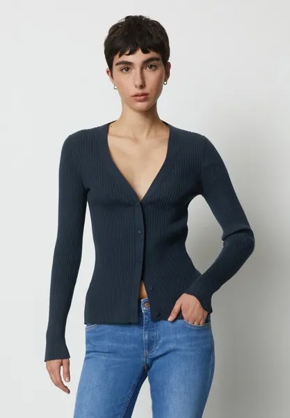 Кардиган V-NECK-SLIM AUS-MIX Marc O'Polo DENIM, цвет navy teal