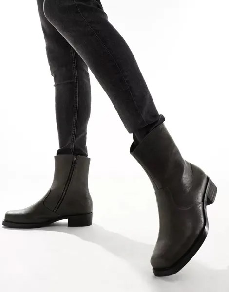 Мужские ковбойские сапоги на каблуке KOI The Cavalry цвета мокко Koi Footwear