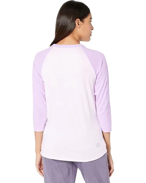 Футболка SKECHERS Best Friend Baseball Tee, цвет Mystic Violet
