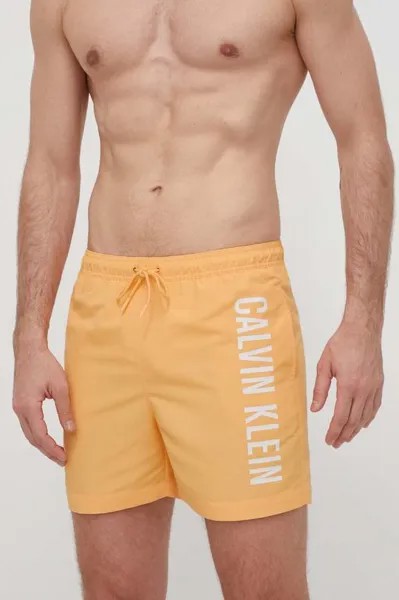 Плавки Calvin Klein, оранжевый