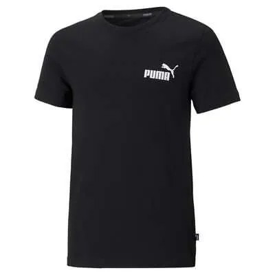 Футболка с короткими рукавами и круглым вырезом Puma Ess, повседневные топы для мальчиков, размер 3T, 586