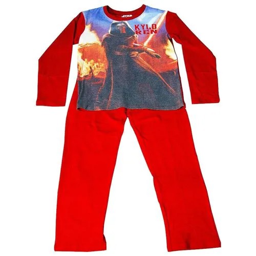 Пижама , размер 140, красный