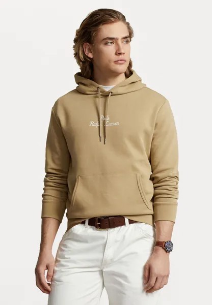 Толстовка с капюшоном Hood Long Sleeve Polo Ralph Lauren, цвет desert khaki