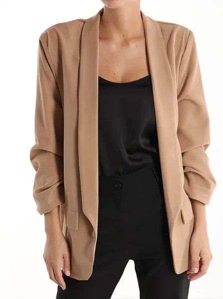 Элегантный пиджак, коричневый