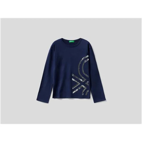 Лонгслив United Colors of Benetton для девочек 22A_3ATNC108H_252_S