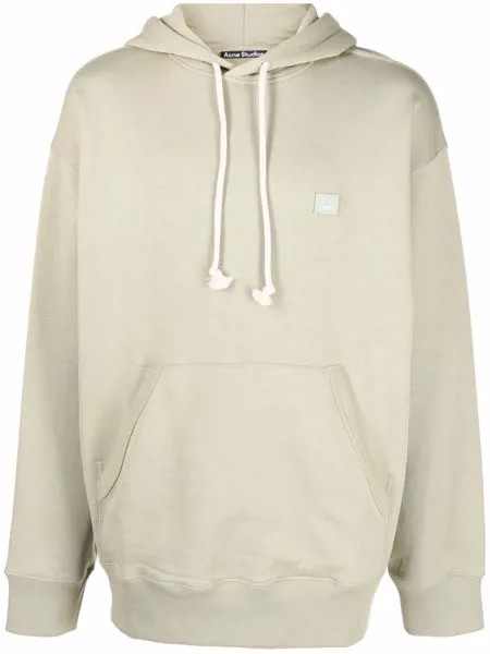 Acne Studios худи оверсайз с нашивкой