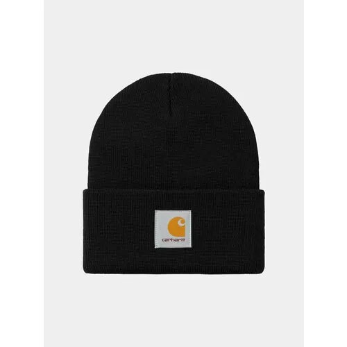 Шапка Carhartt WIP, размер one size, черный, белый