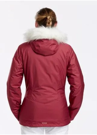 Куртка лыжная женская красная 180, размер: XS, цвет: Красный WEDZE Х Декатлон