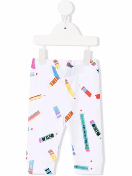 Stella McCartney Kids легинсы с принтом